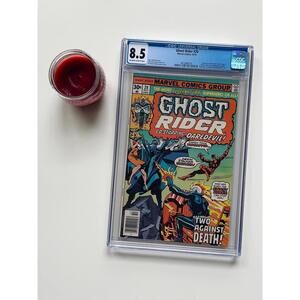 Ghost Rider #20 CGC 8.5 (1976) • Daredevil Crossover - Comic book